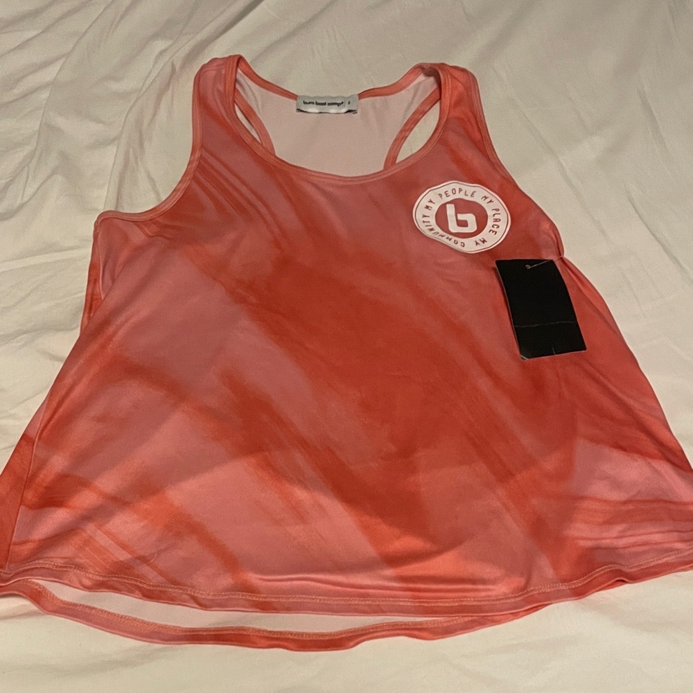 Burn Boot Camp Racerback Tank S NWT